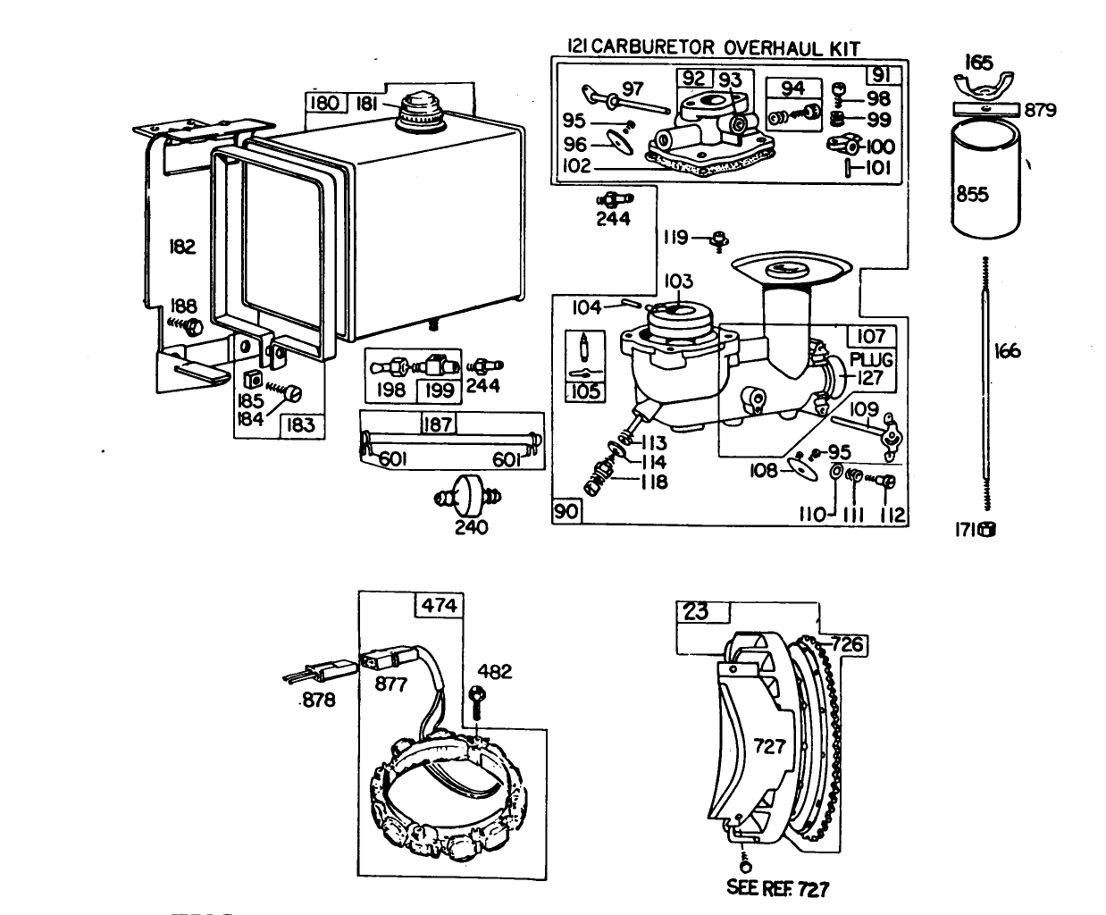 Engine Model No. 252416 Type 0190-01 (model 38095)