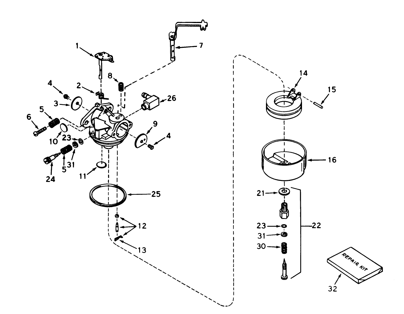 Carburetor No. 631921