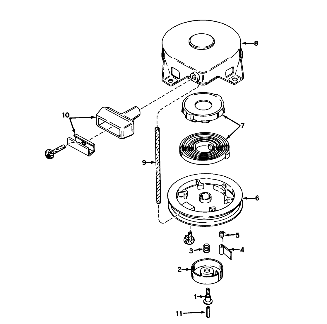 Rewind Starter No. 590420