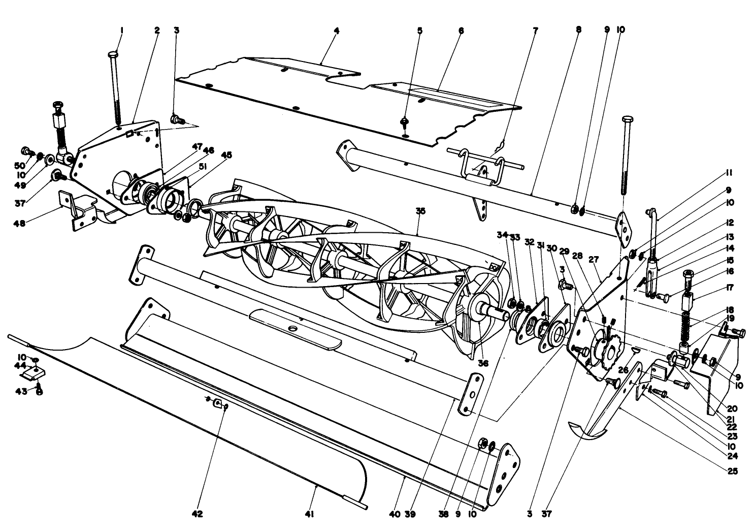 Rear Cutting Unit Assembly