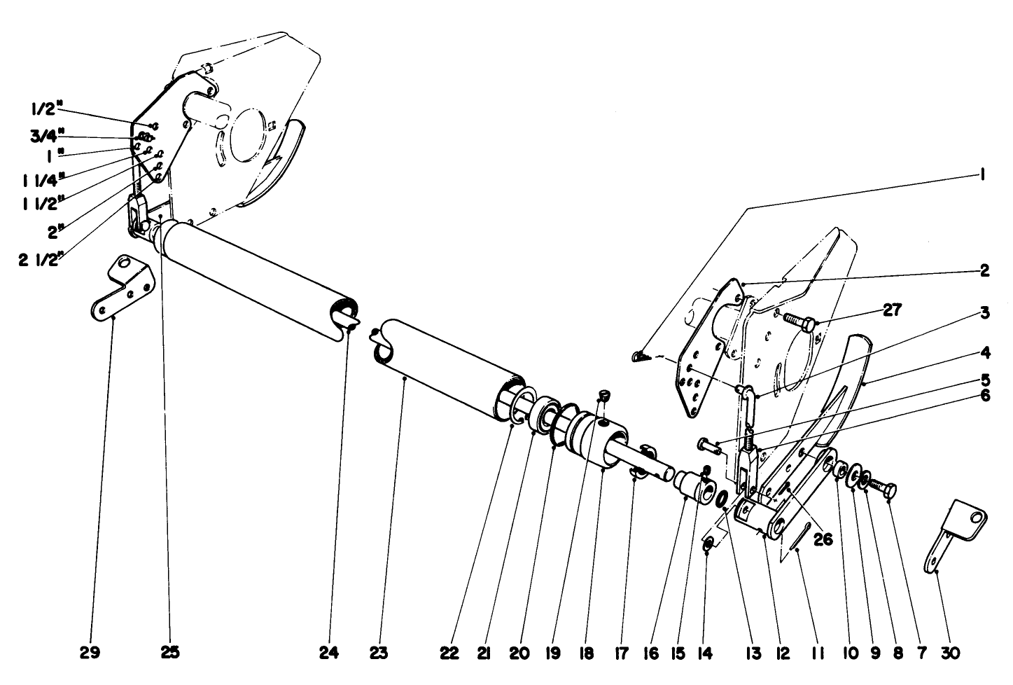 Roller Kits-Rear (optional) Part No. 4-5279 Coated Part No. 4-8349 Uncoated