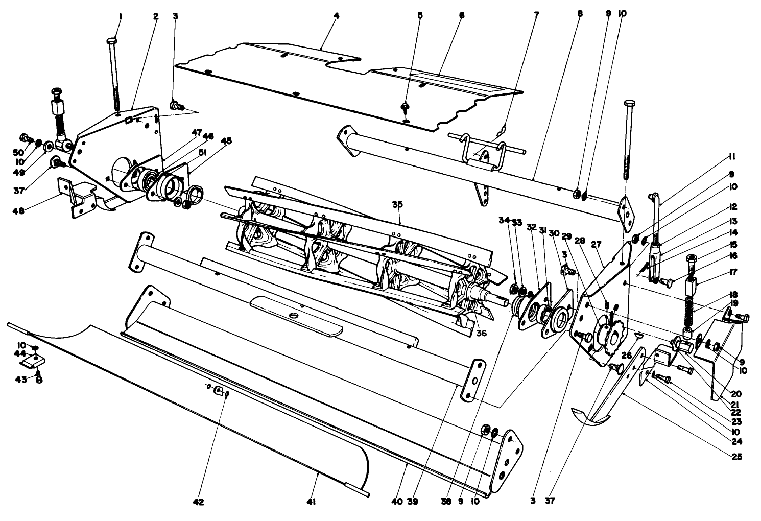 Rear Cutting Unit Assembly