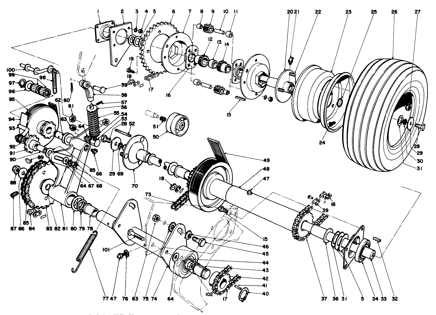 Differential & Countershaft Assembly