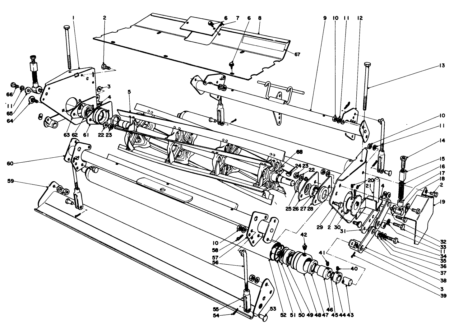 Rear Cutting Unit Assembly