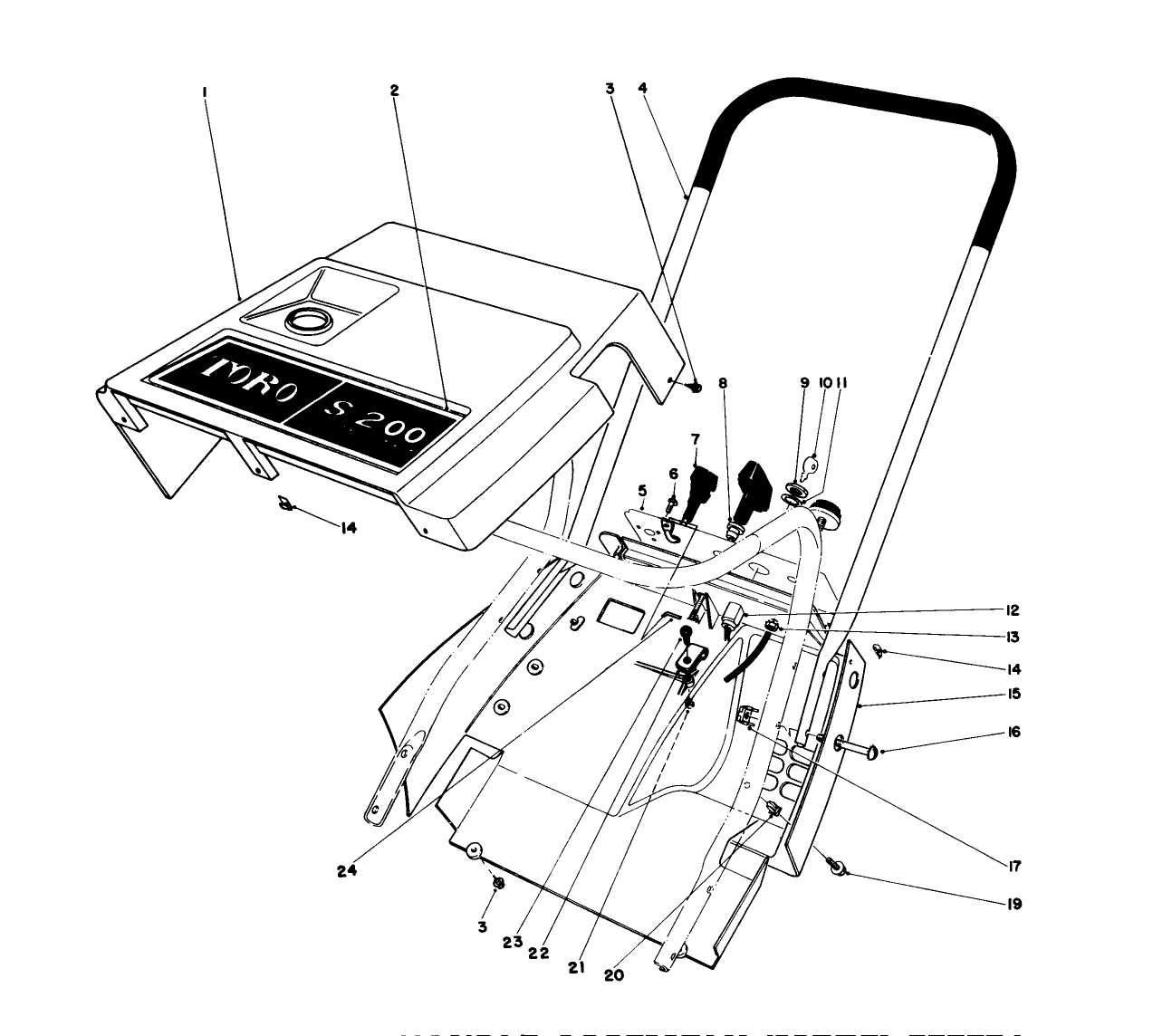Shroud & Handle Assembly (model 38252)