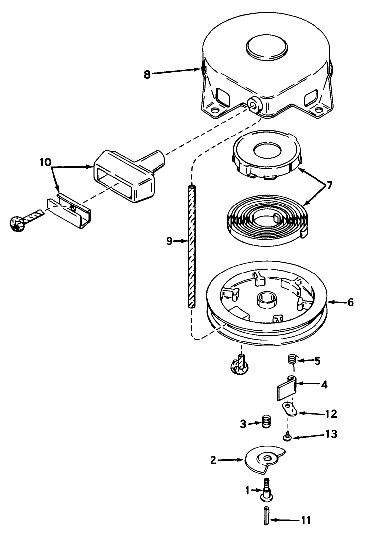 Rewind Starter No. 590473