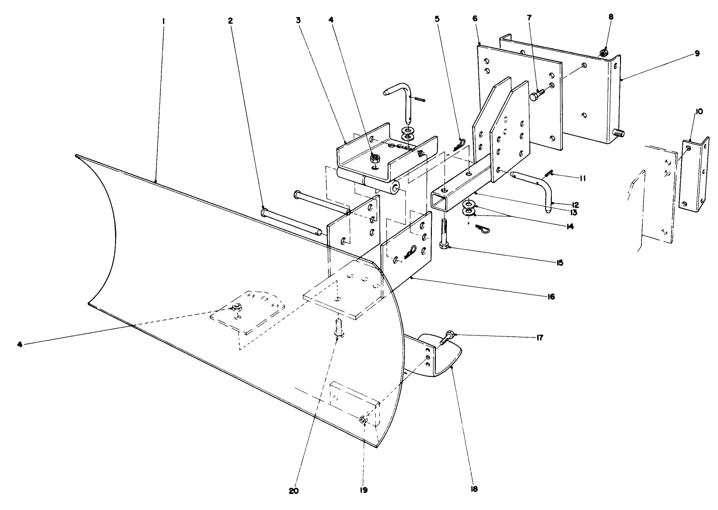 Grader Blade Assembly (model No. 59099)