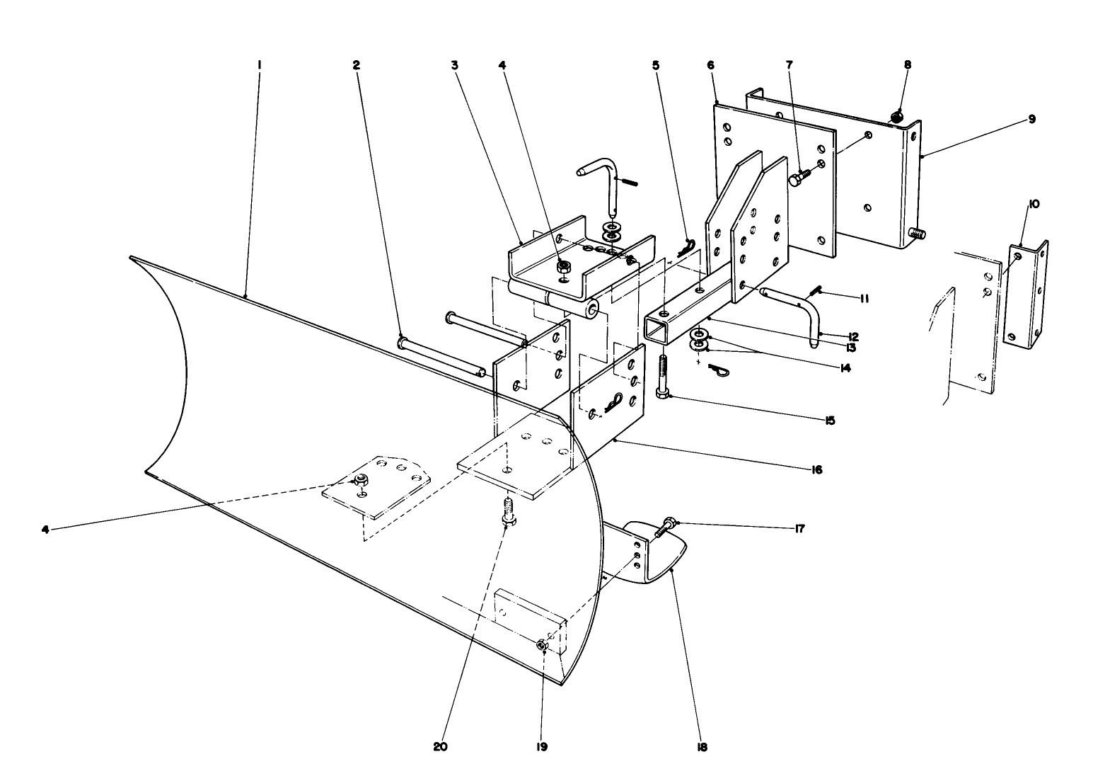 Grader Blade Assembly Model 59099