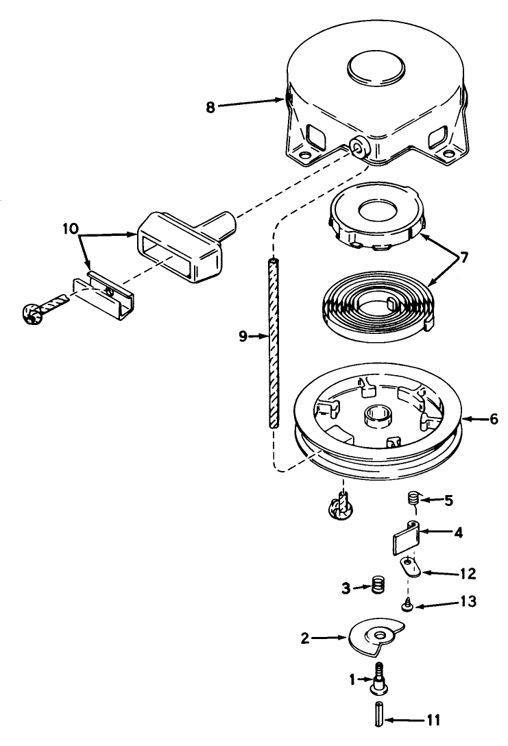 Rewind Starter No. 590473