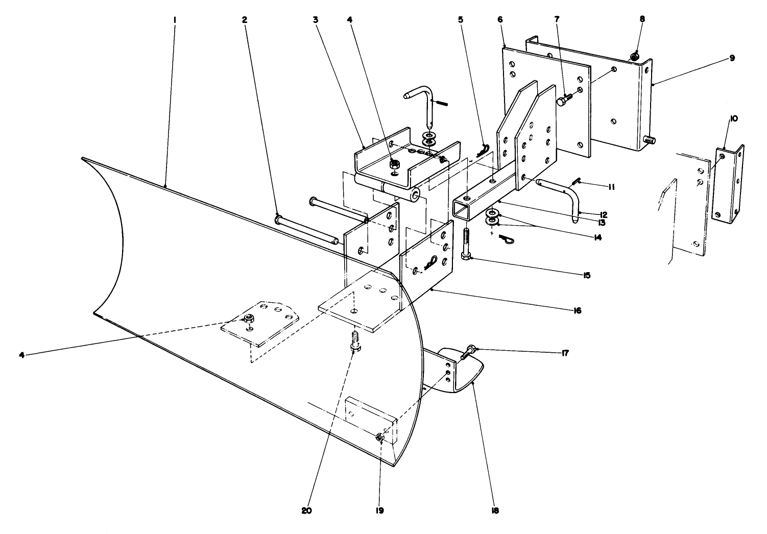 Grader Blade Assembly Model 59099