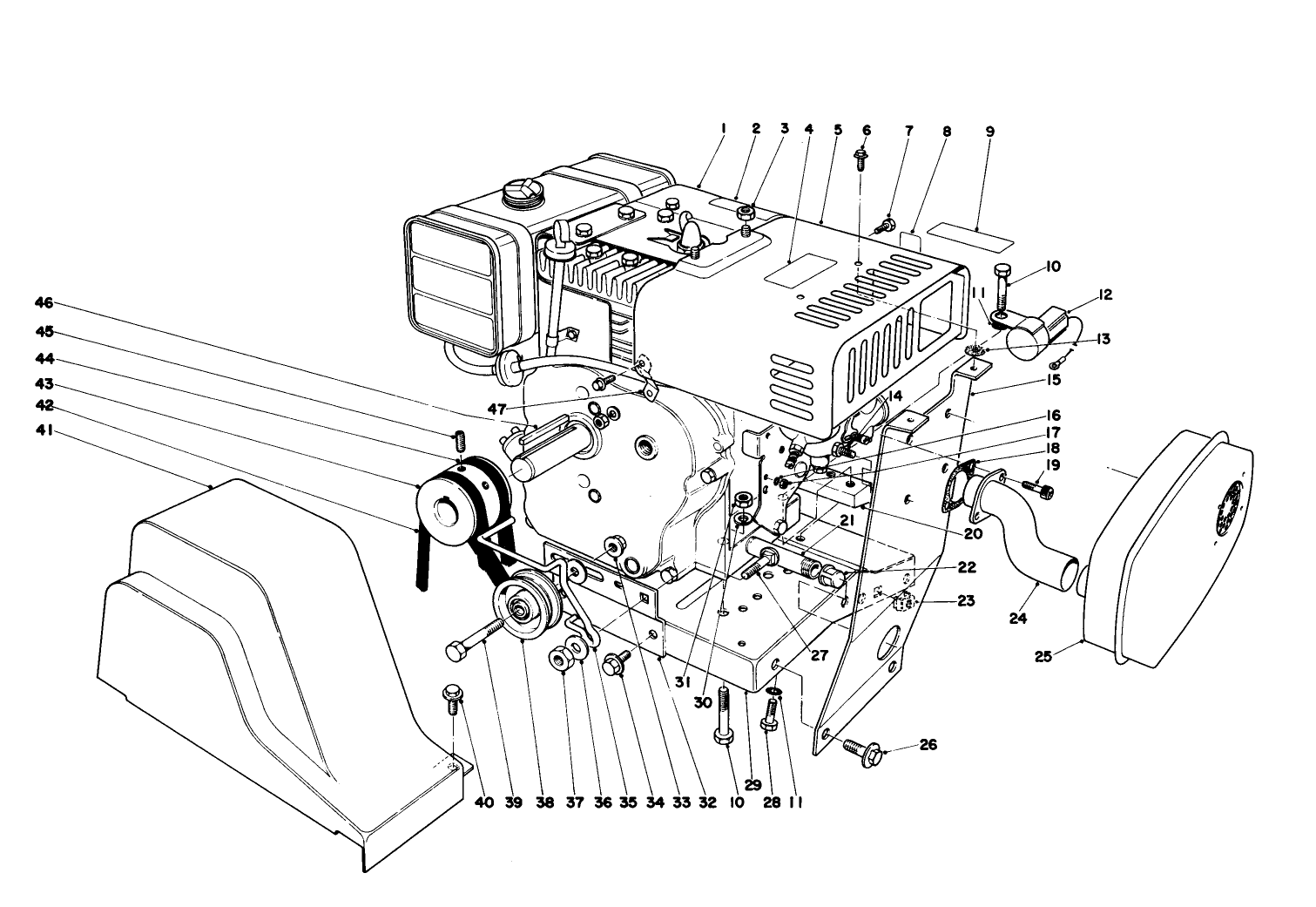 Engine Assembly (model 38090)