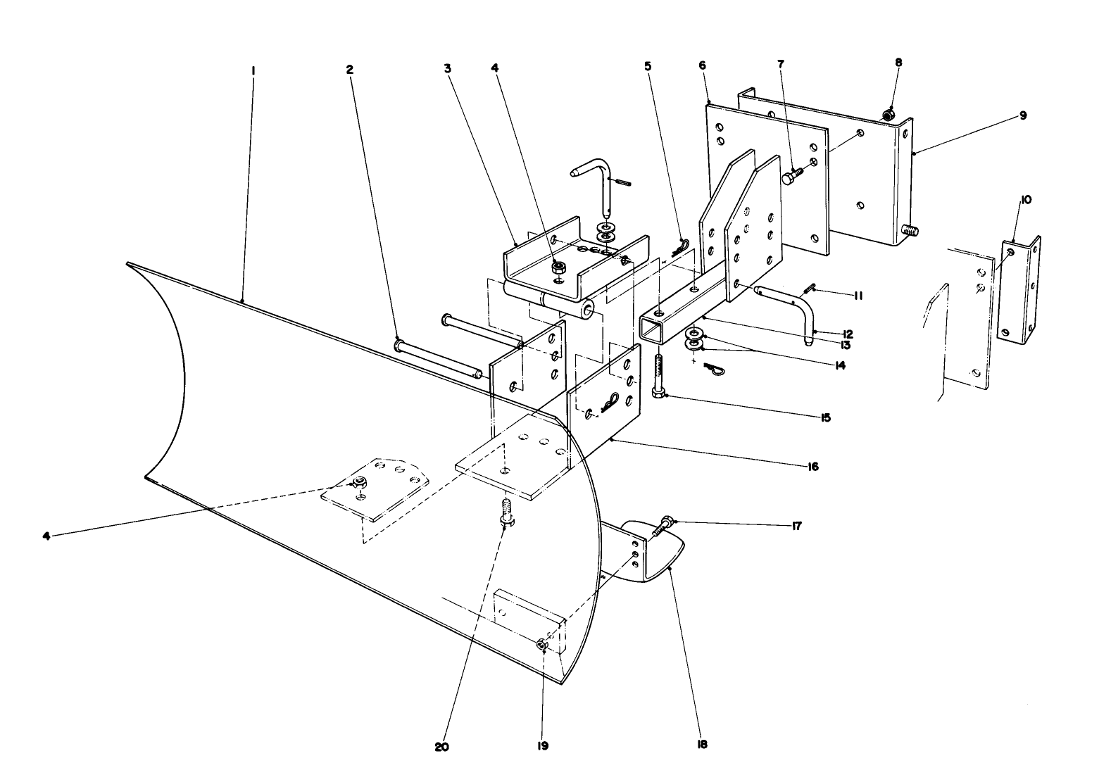 Grader Blade Assembly (model No. 59099)