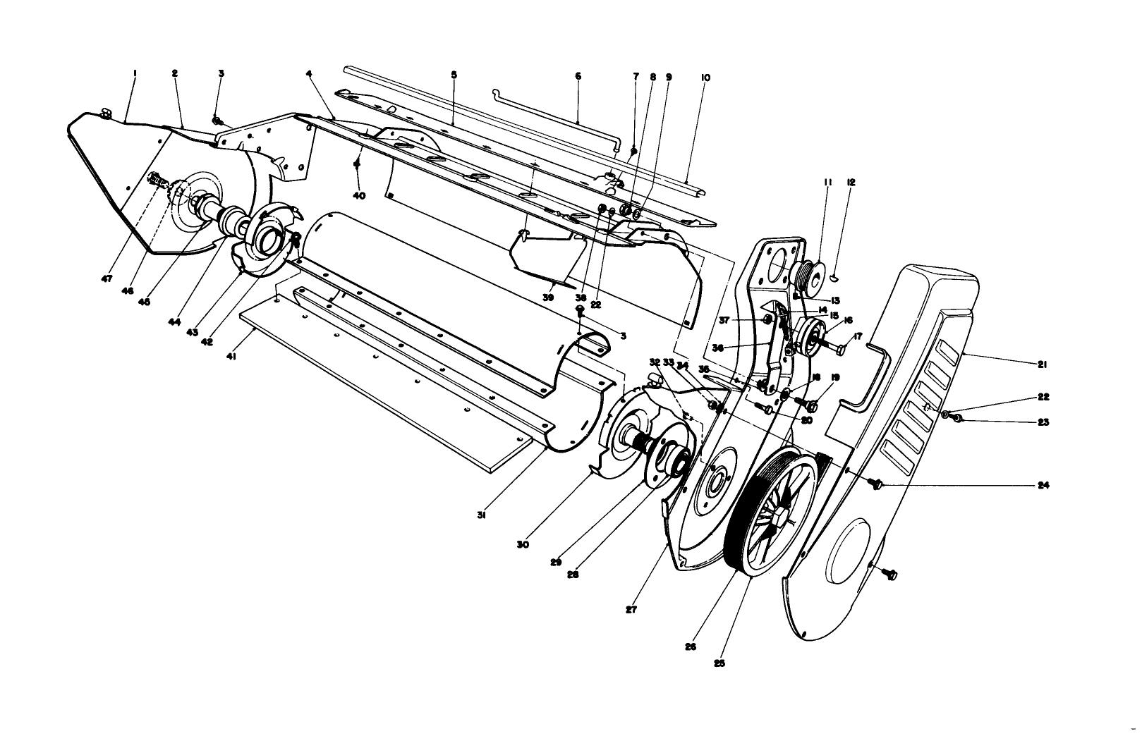 Lower Main Frame Assembly