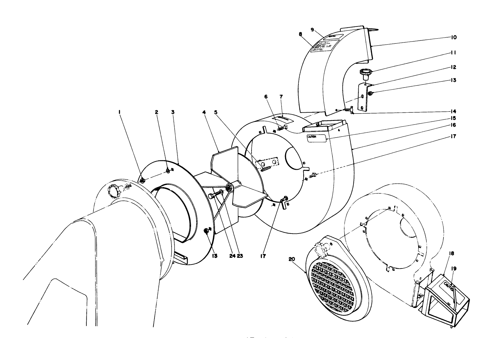 Blower Assembly (models 62912 & 62923)