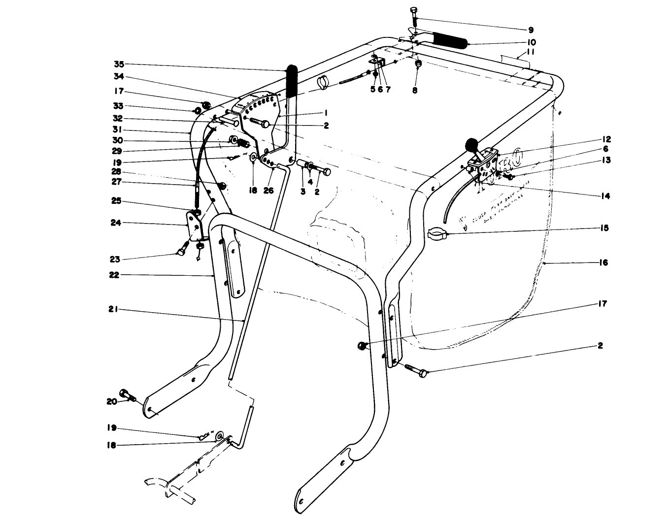 Handle Assembly (model 62923)