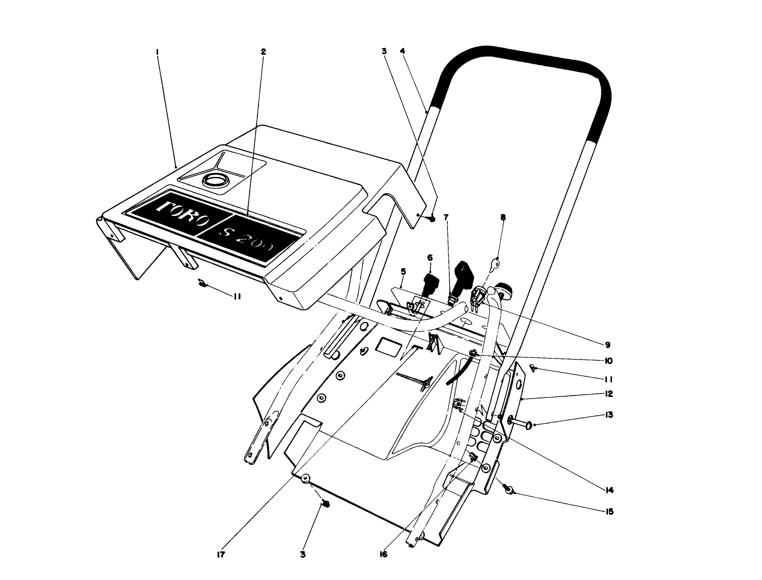 Shroud & Handle Assembly (model 38120)