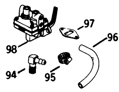Fuel Pump-Engine Kohler No. K582qs Type No. Pc-36273a
