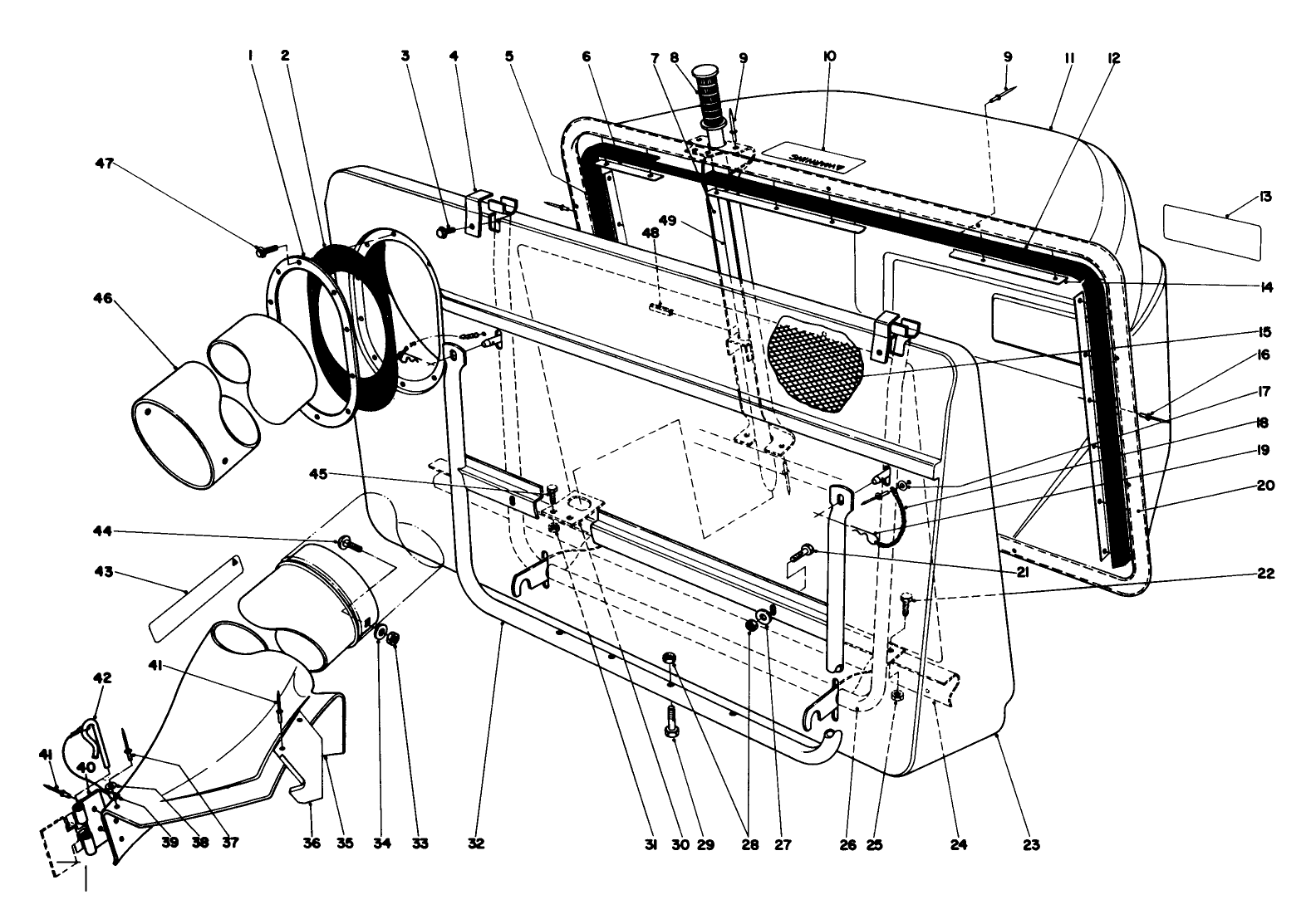 Easy-Empty Grass Catcher Model 59111