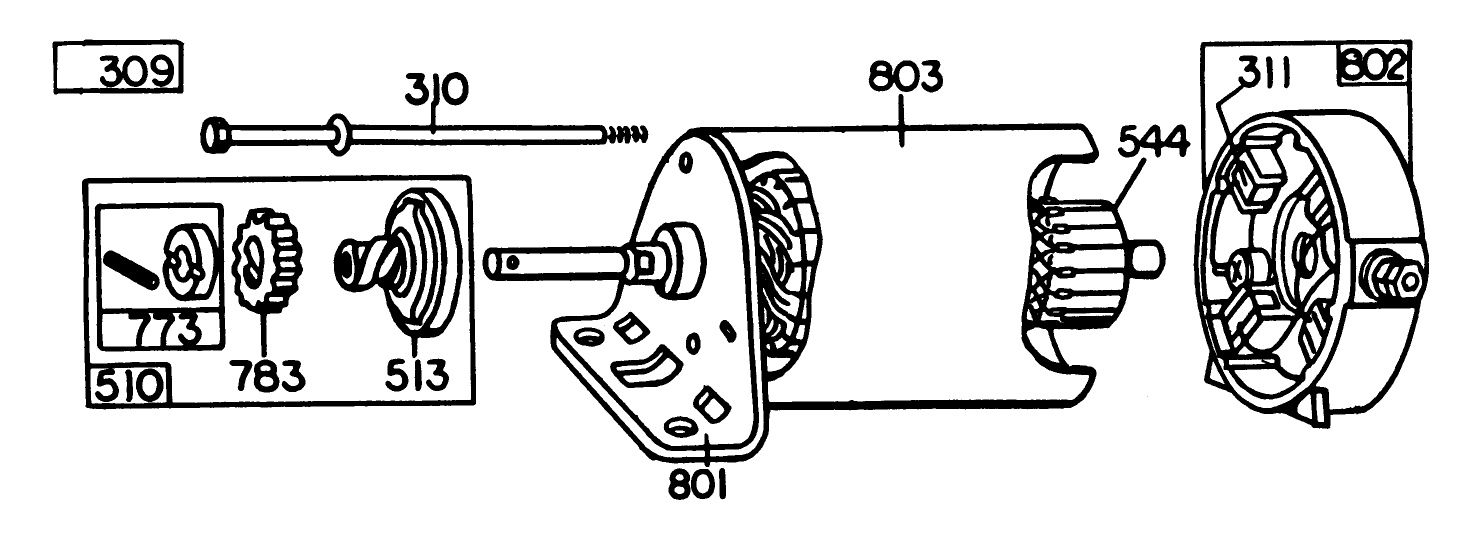 Briggs & Stratton Model 191707-5641-01 (model 57300)