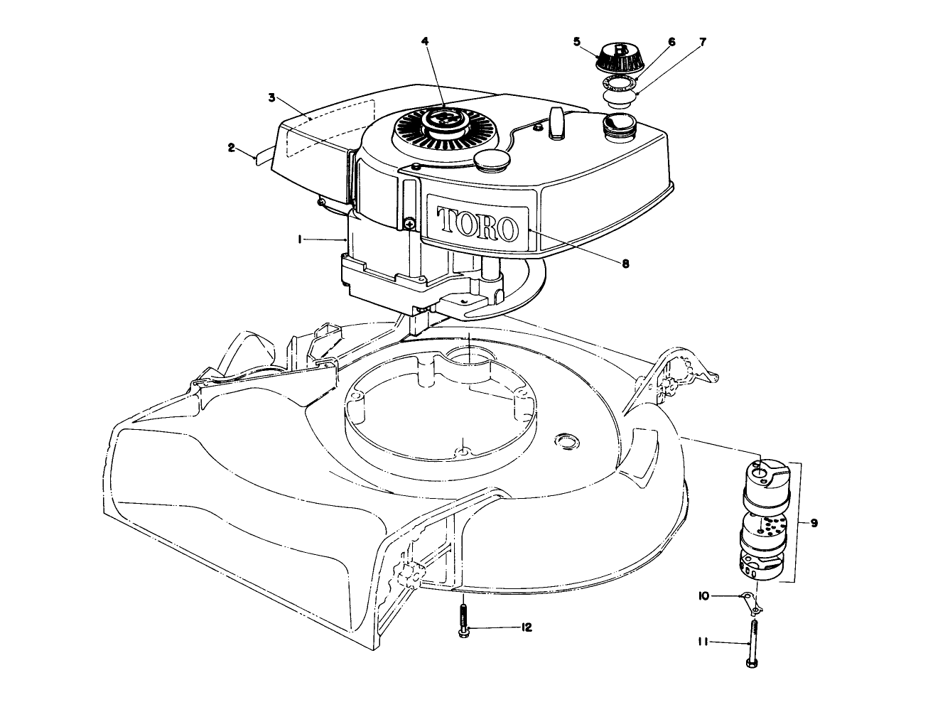 Engine Assembly Model 16077 And 16165