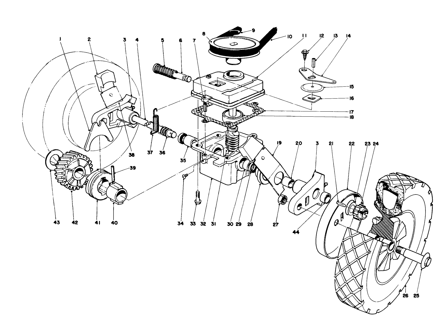 Gear Case Assembly Model 16297