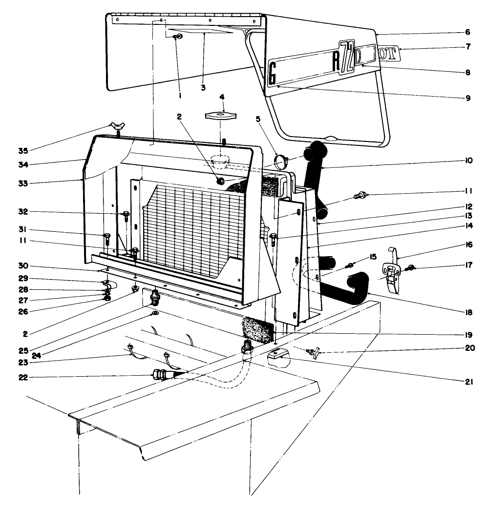 Radiator & Hood Assembly