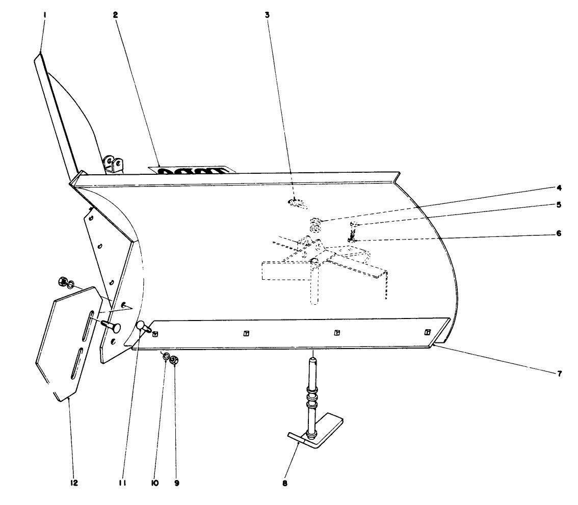 V-Plow Model No. 30750 (optional)