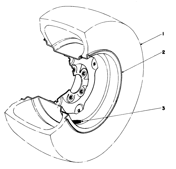 Tire & Wheel Assembly 23 X 10.50 X 12 (optional) No. 36-1050