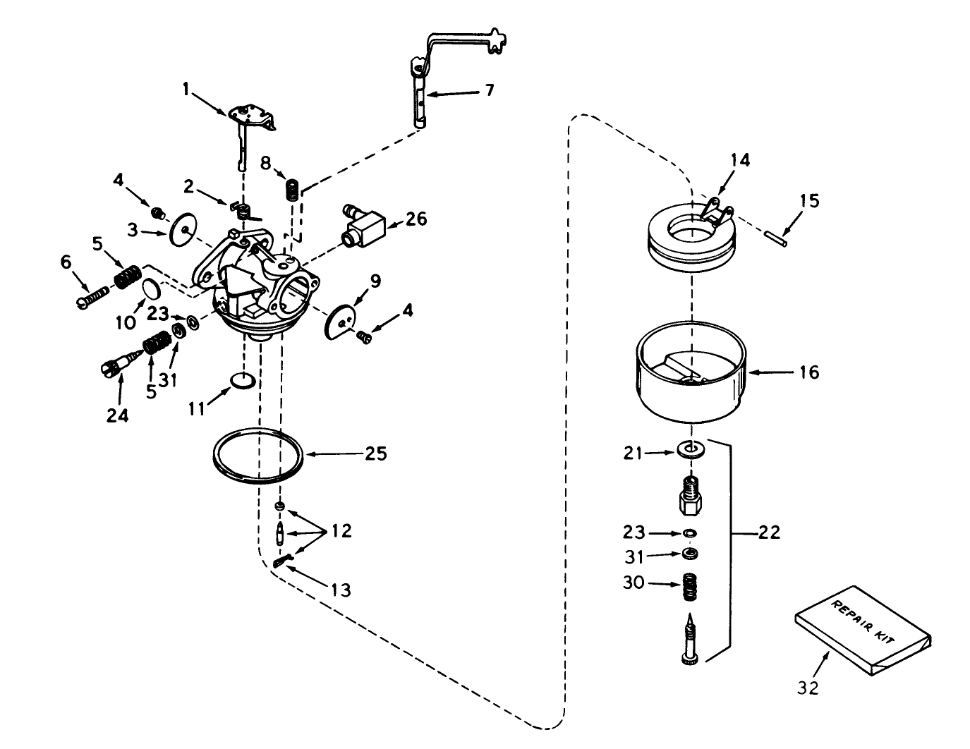 Carbureor No. 631921