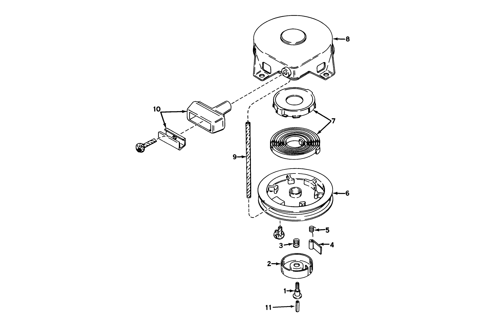 Rewind Starter No. 590420