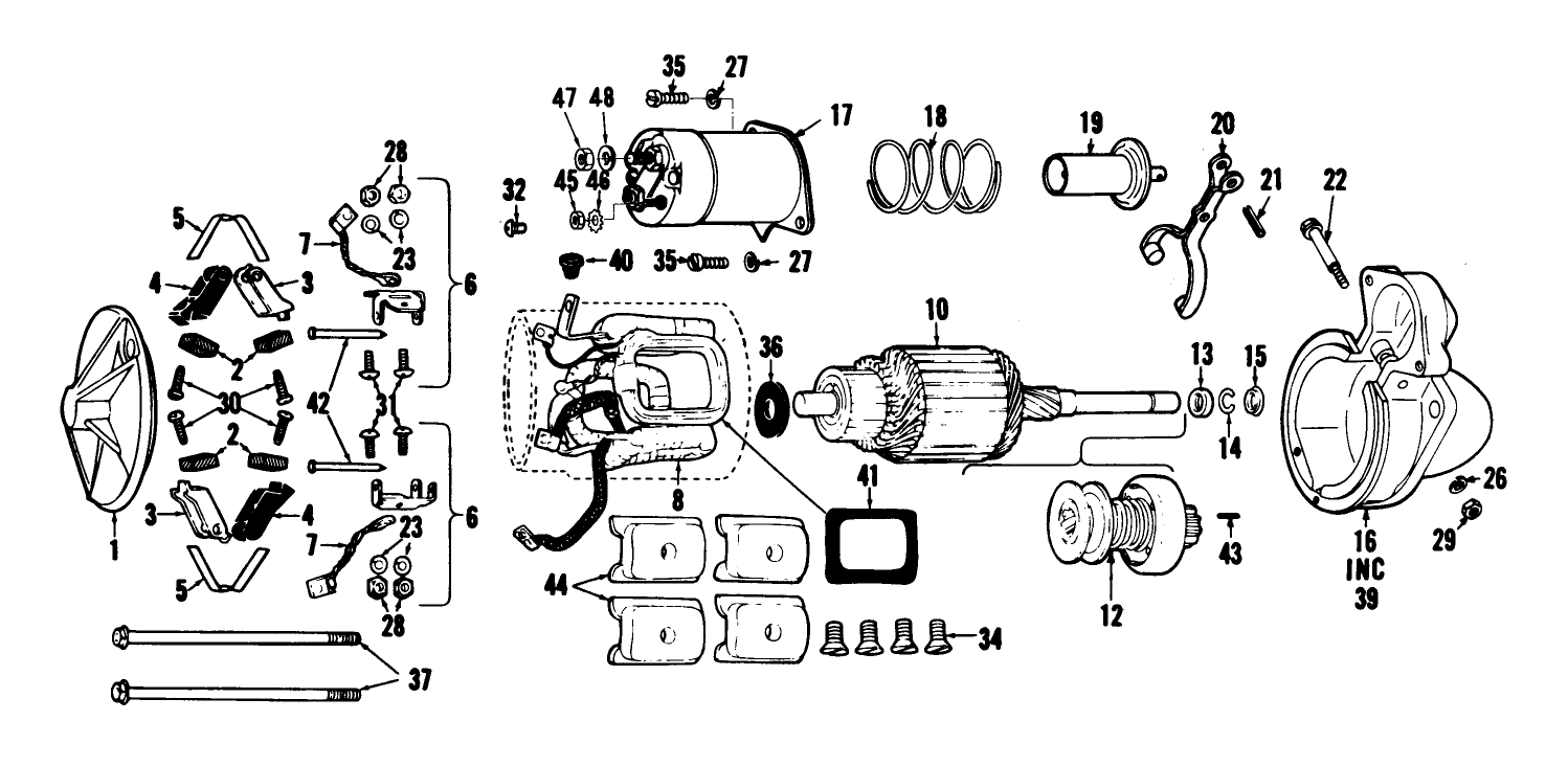 Starter Motor Assembly No. 36-2650