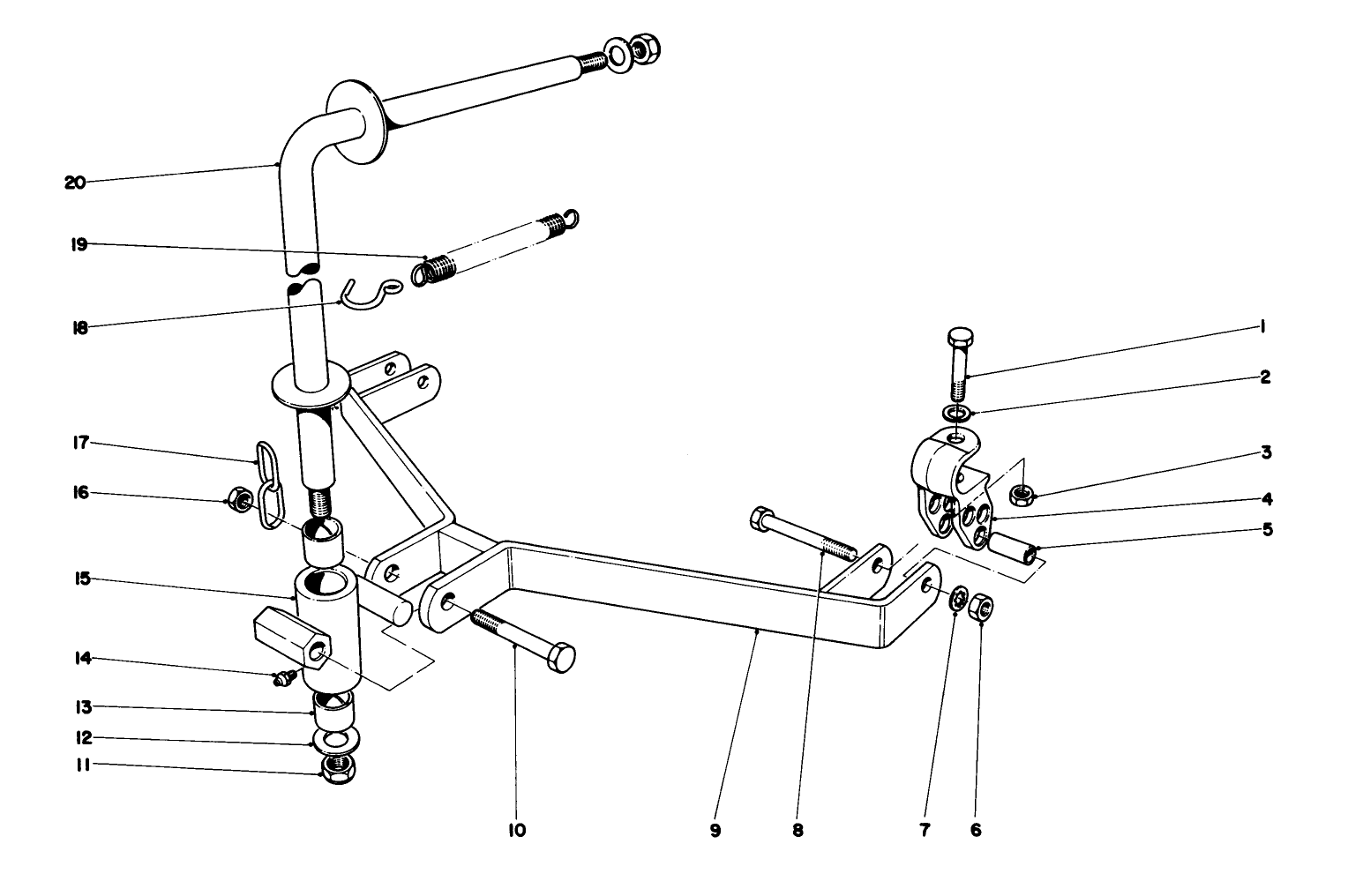 Drawbar Assembly-Parkmaster 7