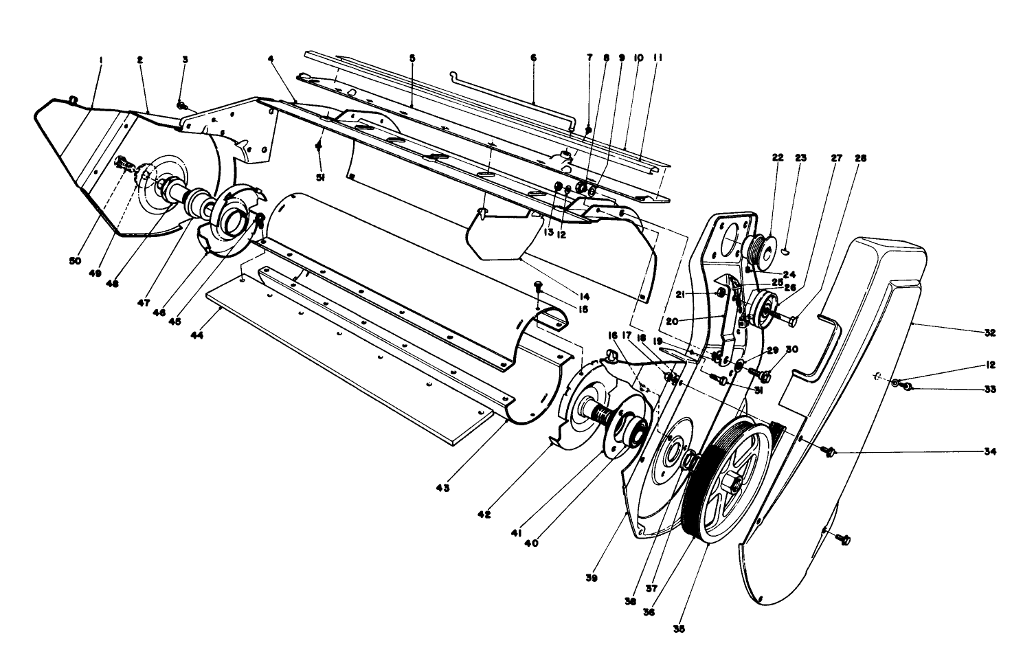 Lower Main Frame Assembly
