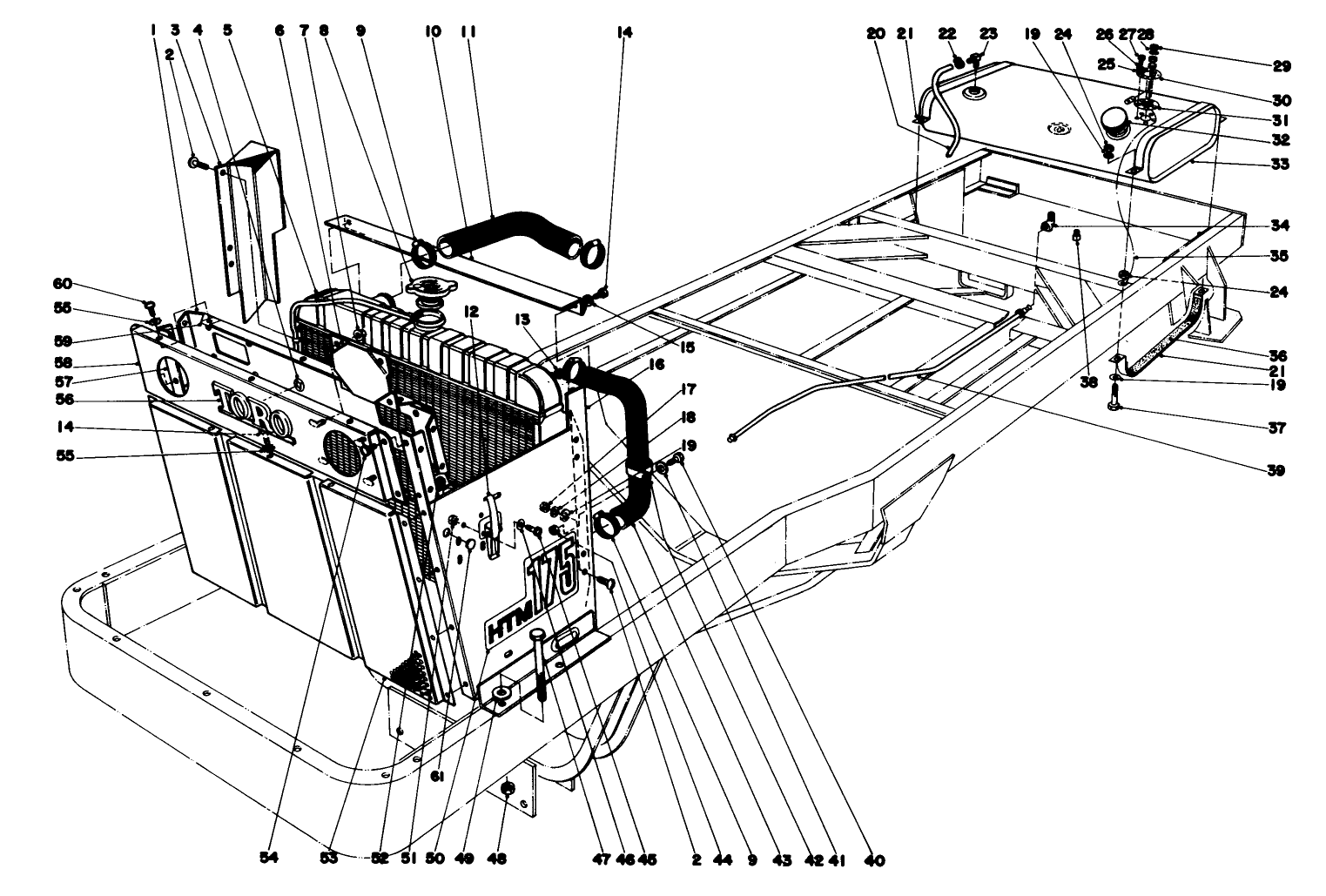 Radiator And Grille Assembly