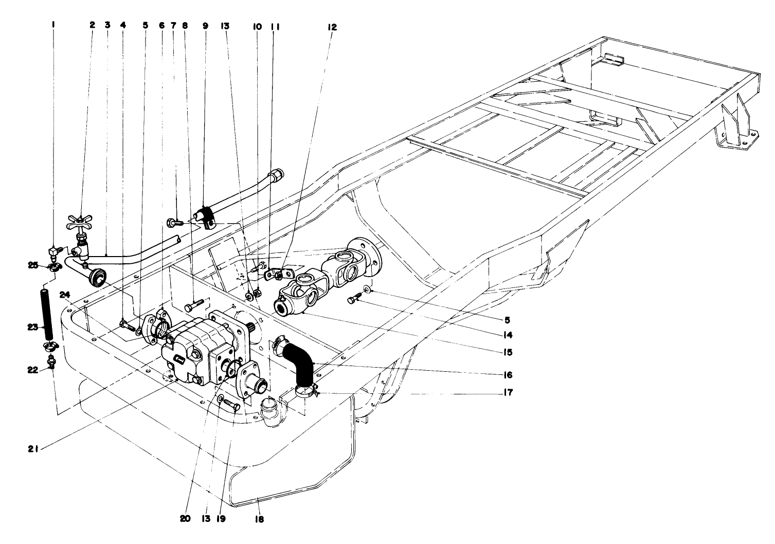 Hydraulic Pump And Universal Drive Assembly