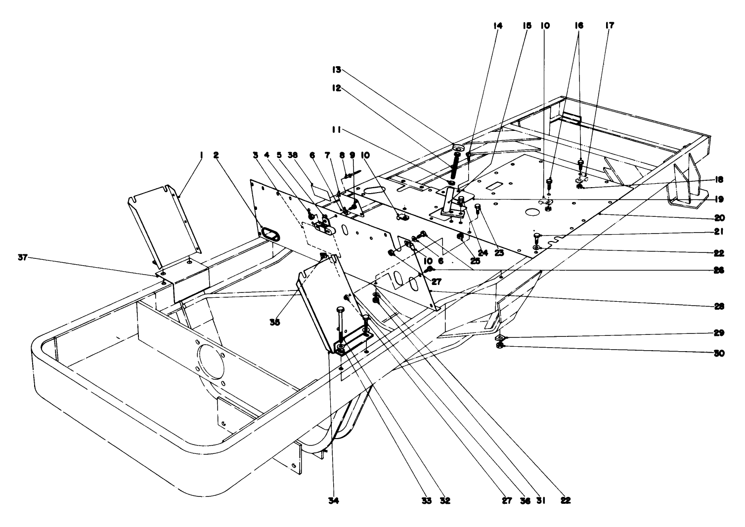 Toe Board Assembly
