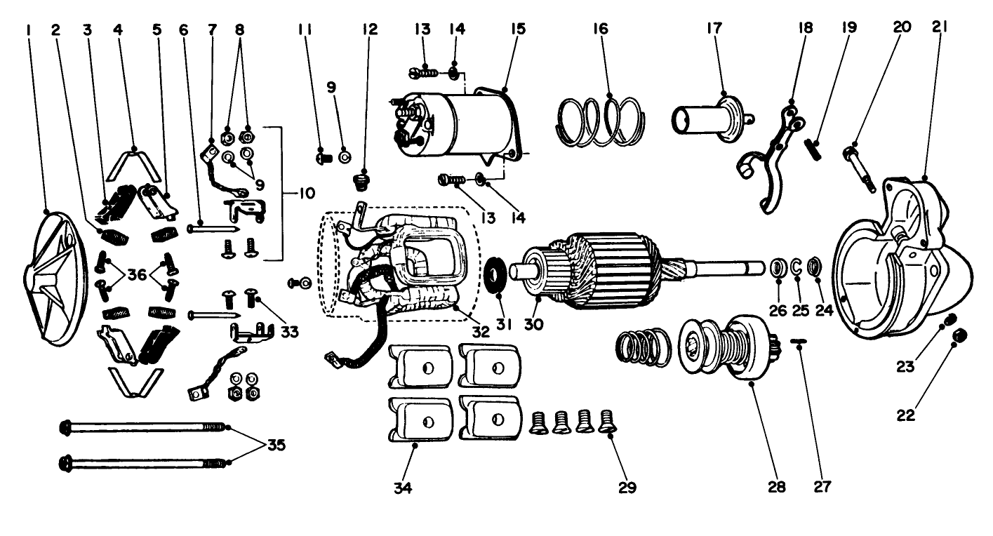 Starter Motor Assembly No. 19-3460