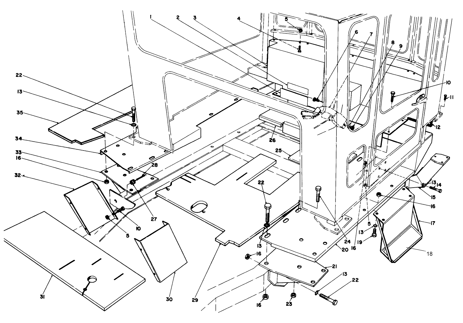 Cab Mounting Kit No. 70159