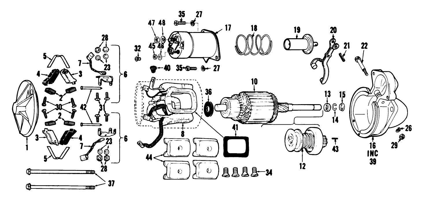 Starter Motor Assembly No. 36-2650