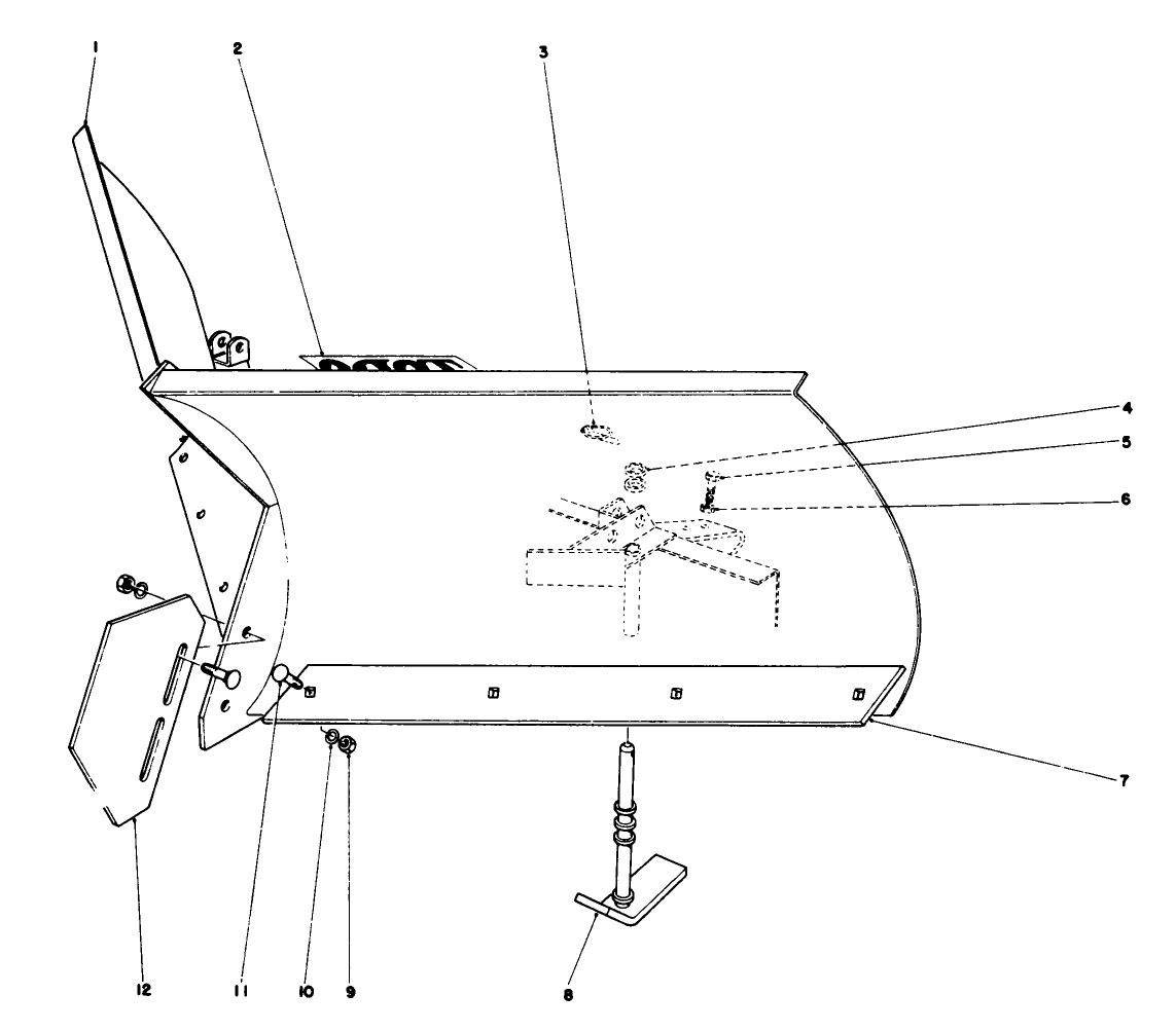 V-Plow Model No. 30750 (optional)