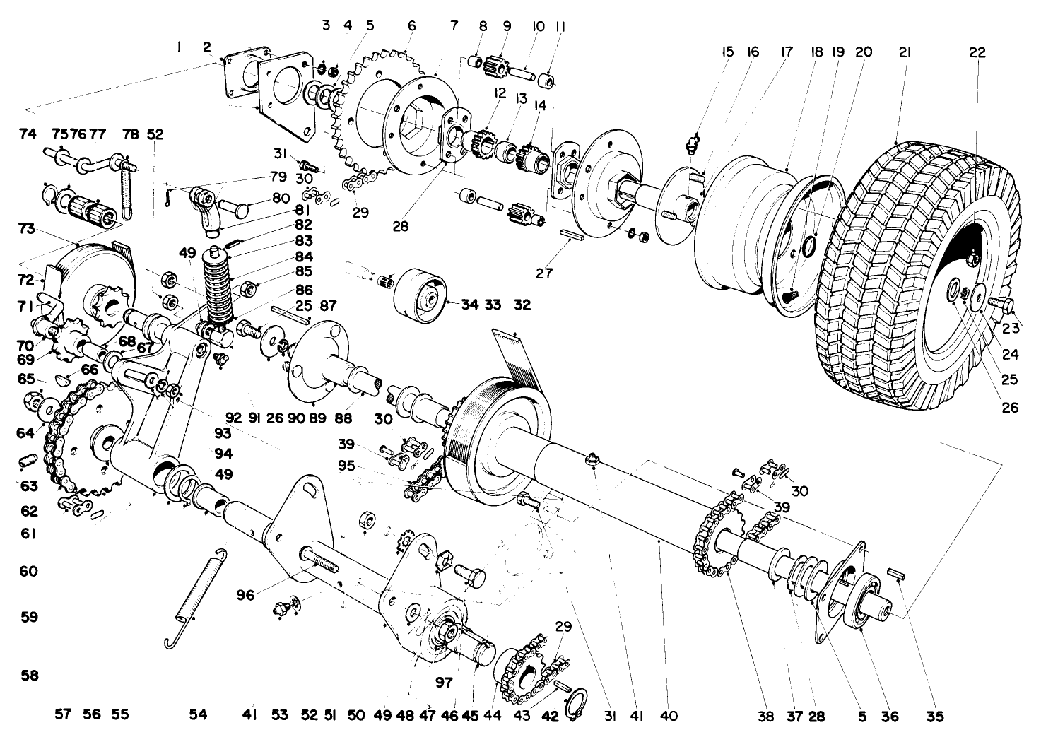 Differential And Countershaft Assembly