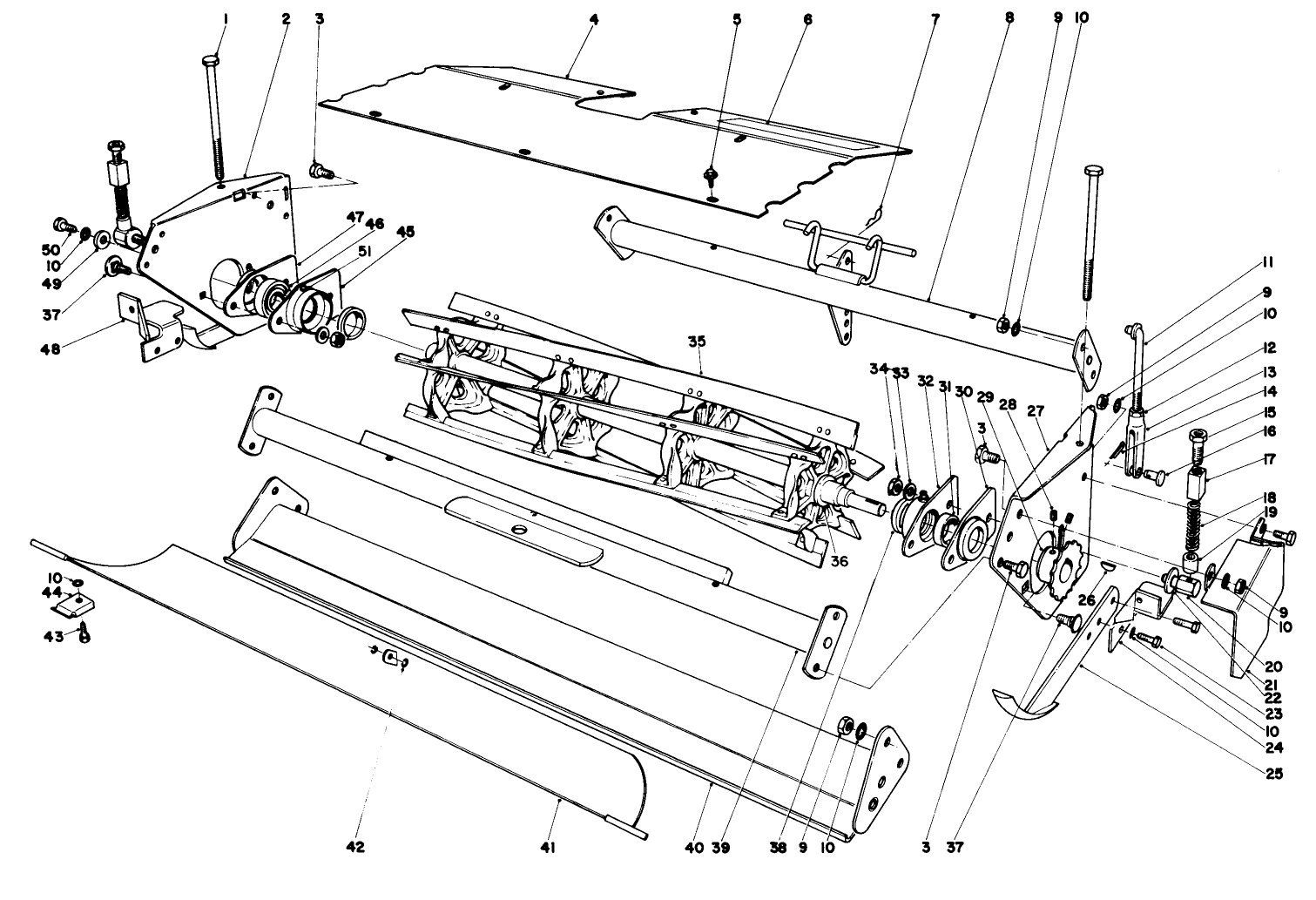 Rear Cutting Unit Assembly