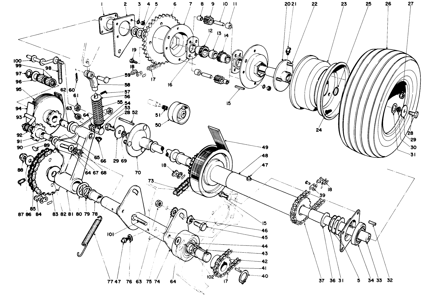 Differential & Countershaft Assembly