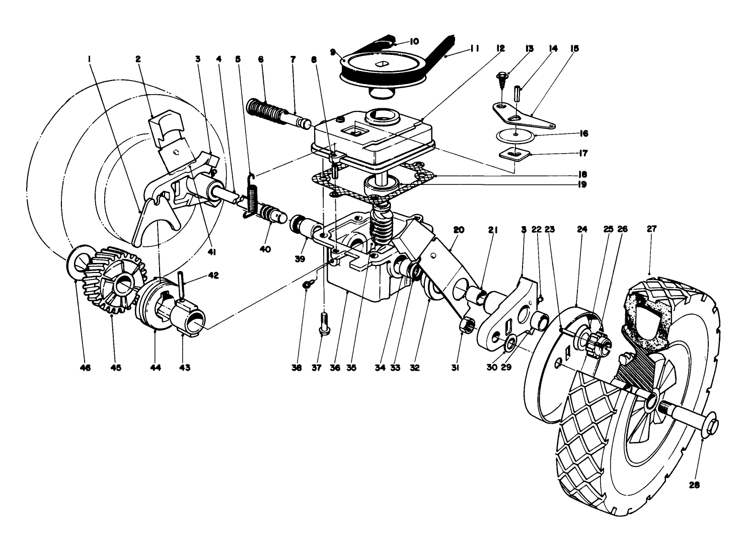 Gear Case Assembly Model 16297