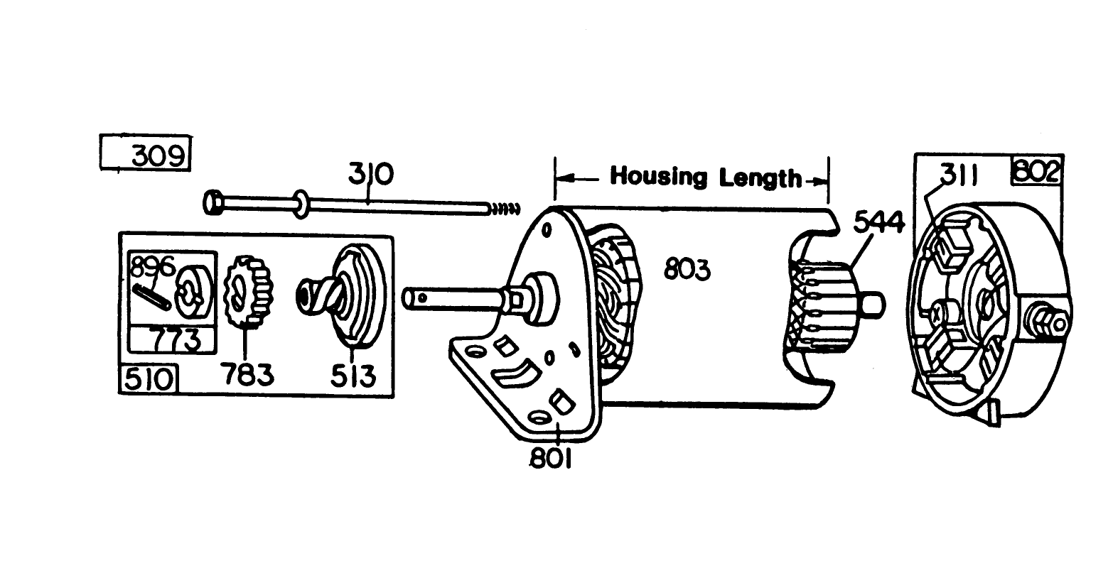 Briggs & Stratton Model 252707-0230-01 (model 57360)