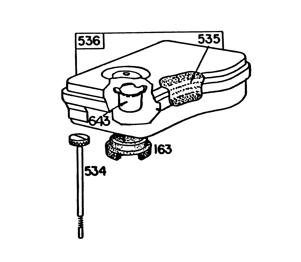 Engine Briggs & Stratton Model 112202-0135-01