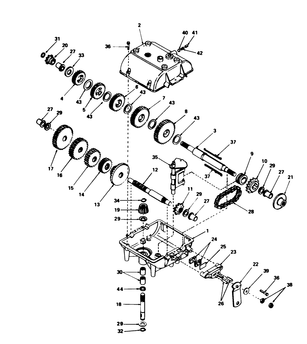 Transmission Assembly No. 44-7200