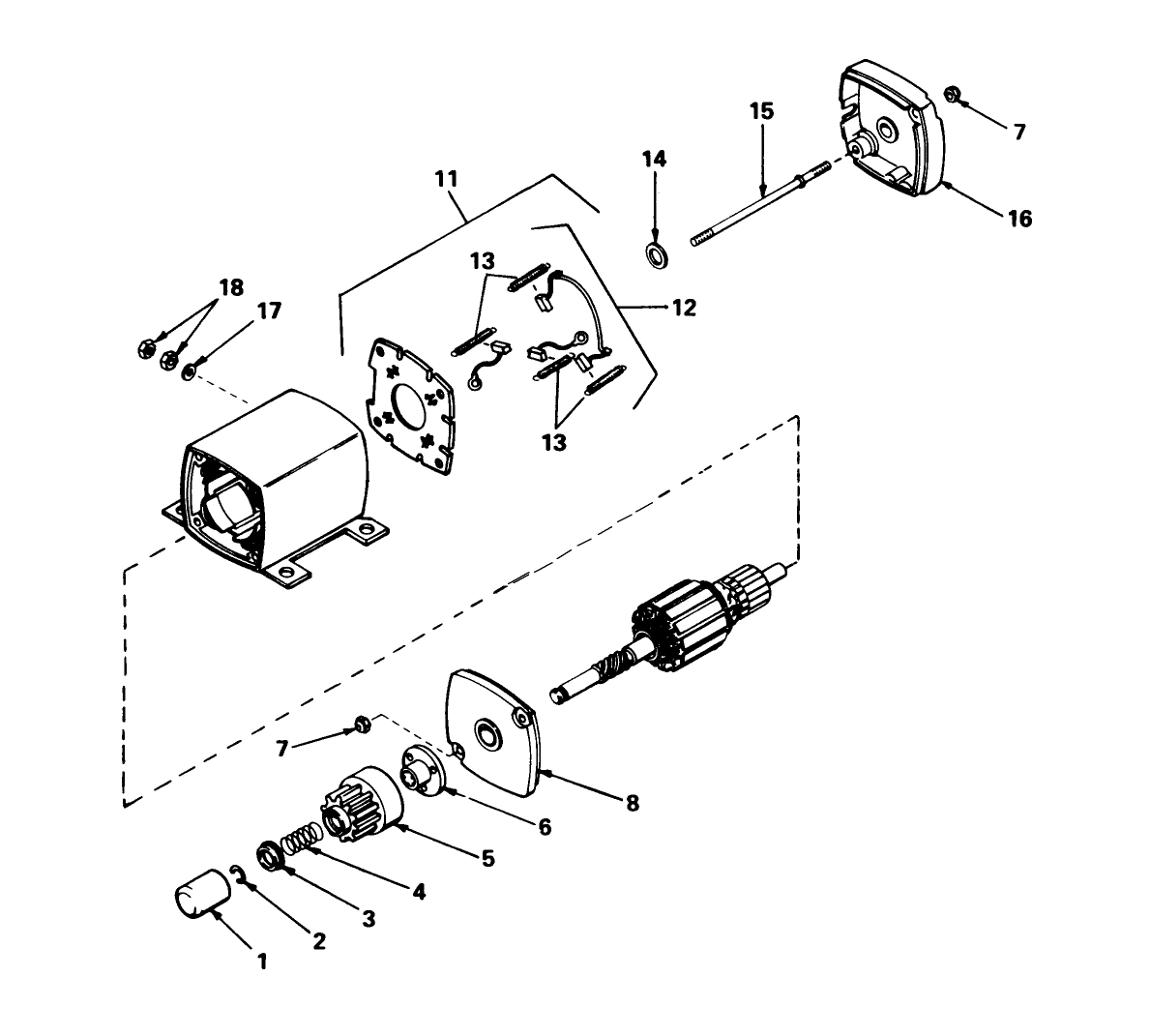12 Volt Electric Starter No. 33606