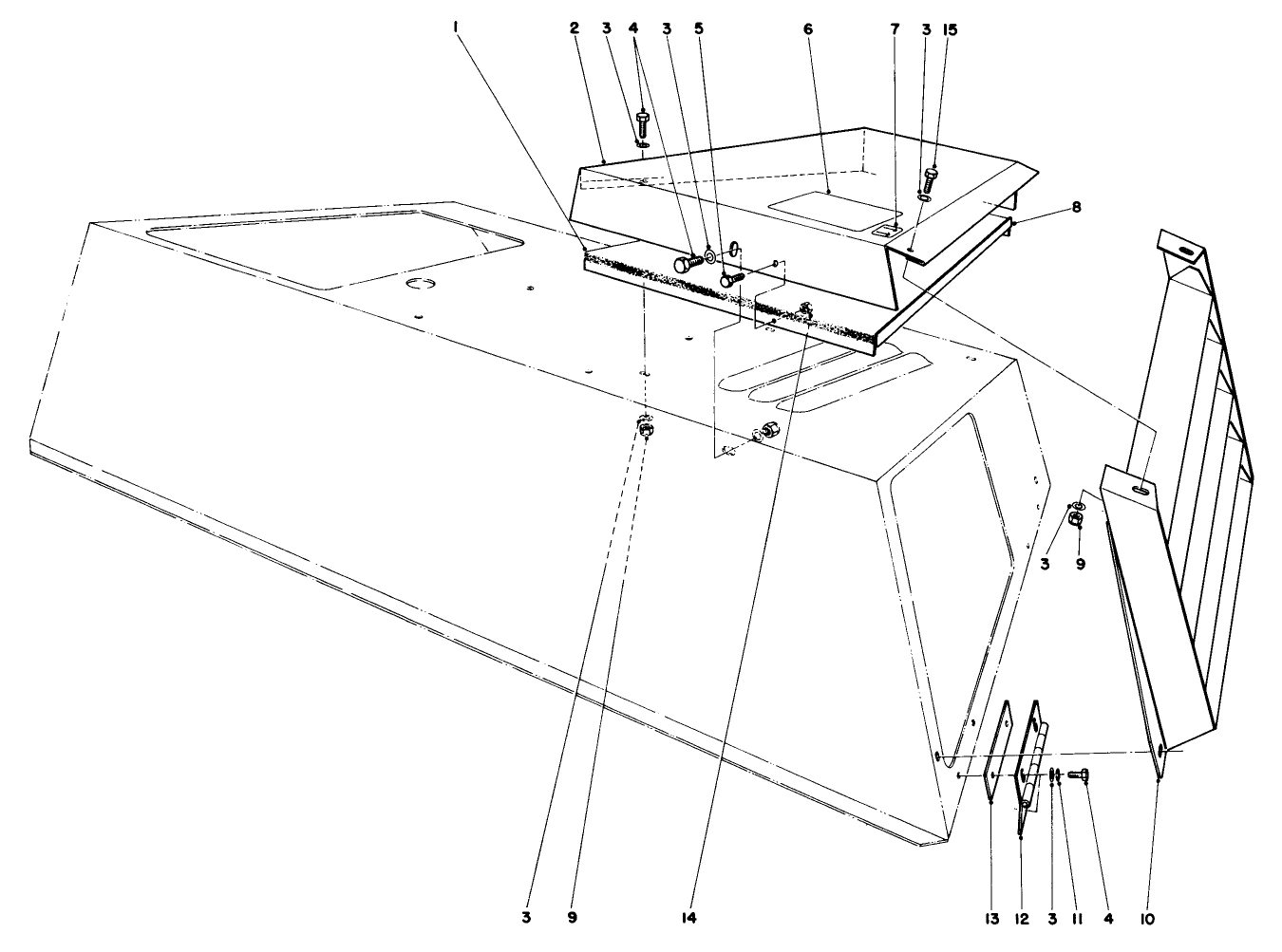 Cover Top Outlet And Discharge Louver