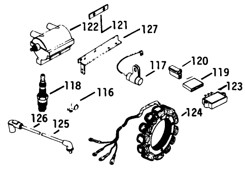Engine Kohler Model No. K582qs Type No. Ps-36315 Ignition-Group 18